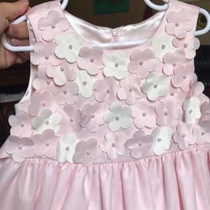BNWT girls pink flower dress size 4